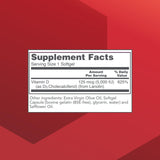 Gélules molles D3 ouvertes, PROTOCOL FOR LIFE BALANCE, ingestion facilitée