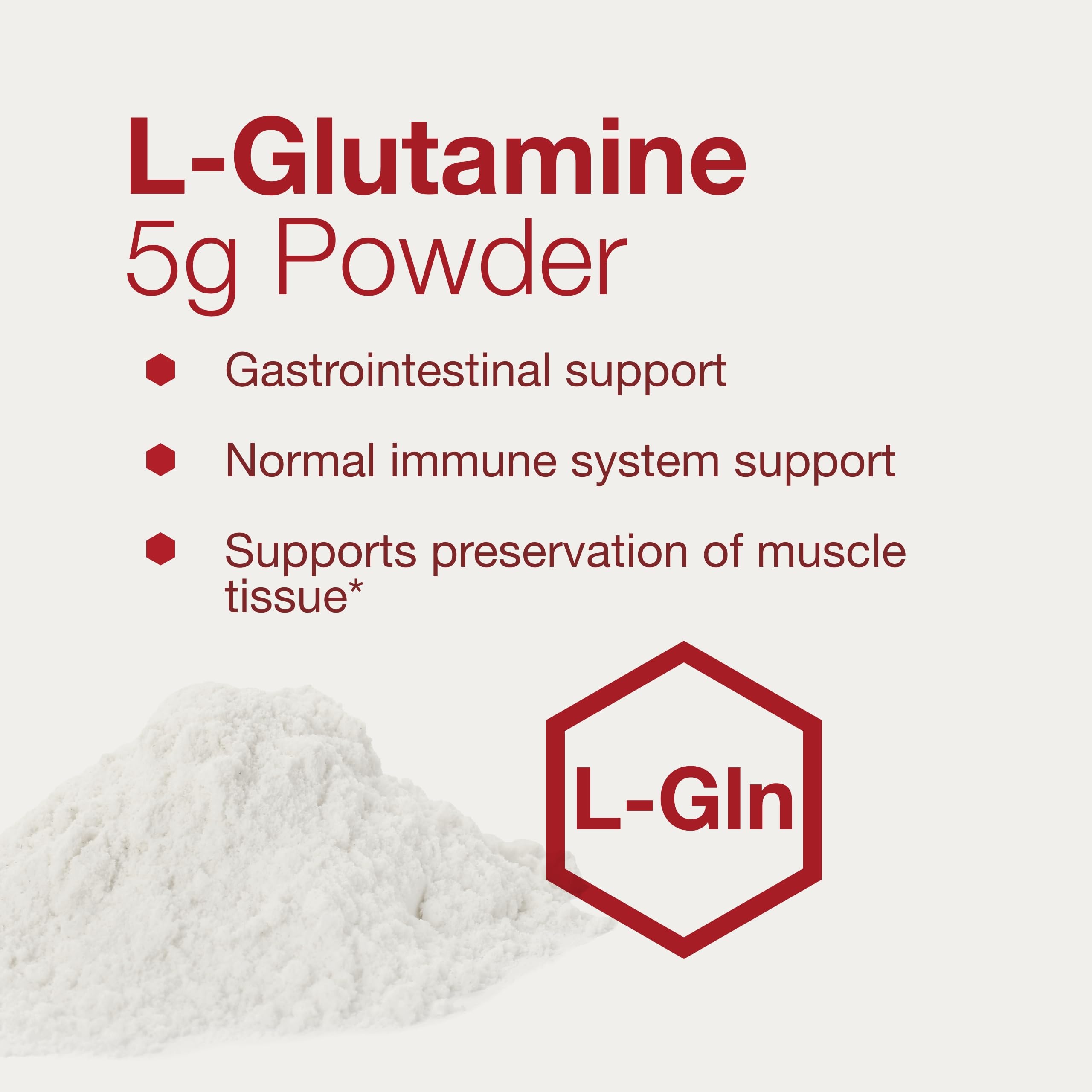 Doseur et verre avec Protocol For Life Balance L-Glutamine prêt à consommer