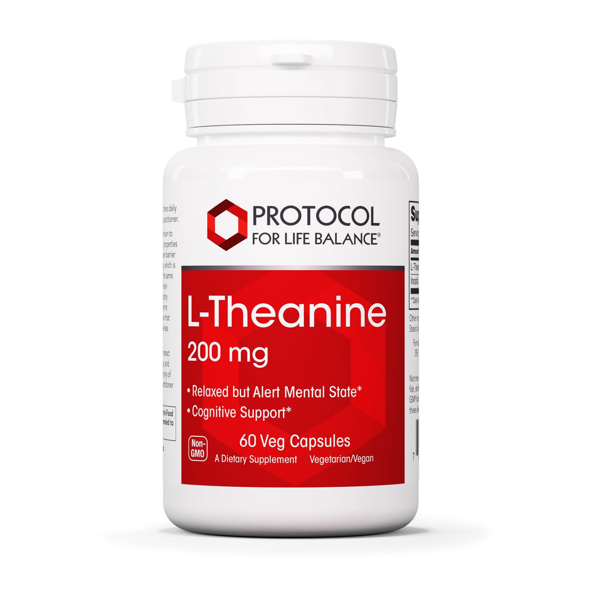 PROTOCOL FOR LIFE BALANCE L-théanine 200 mg, gélules, détente sans lourdeur possible.