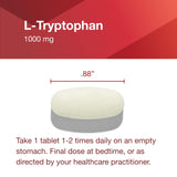 Gros plan sur la tablette PROTOCOL FOR LIFE BALANCE L-Tryptophane 1000 mg.