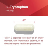 PROTOCOL FOR LIFE BALANCE label-l-tryptophane-500mg, informations utiles pour choisir.