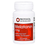 PROTOCOL FOR LIFE BALANCE Mélatonine 3 mg, pastilles à mâcher dans une boîte, soutien potentiel au sommeil