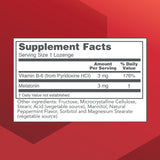 PROTOCOL FOR LIFE BALANCE Mélatonine 3 mg, pastilles à mâcher en attente d'ouverture — pratique nocturne
