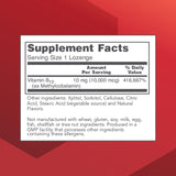 Methyl B12 Protocol 10000mcg — cerveau clair et nerveux soutenus par des pastilles.