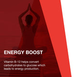 Nutri-Dose B-12 10 000 mcg étiquette informative, détails de dosage et ingrédients
