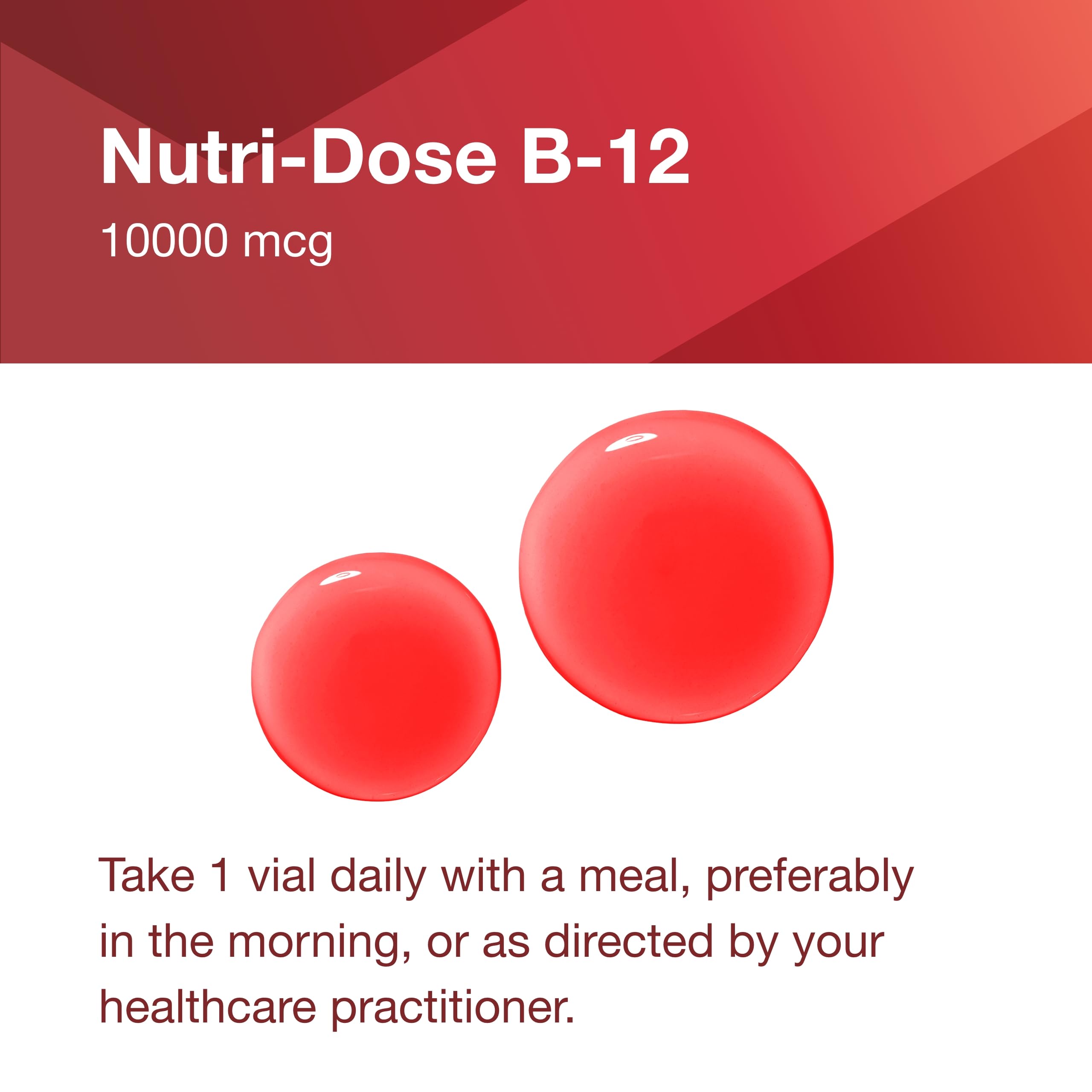 Nutri-Dose B-12 10 000 mcg vue énergie, prise facilitée dans la routine