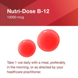 Nutri-Dose B-12 10 000 mcg vue énergie, prise facilitée dans la routine