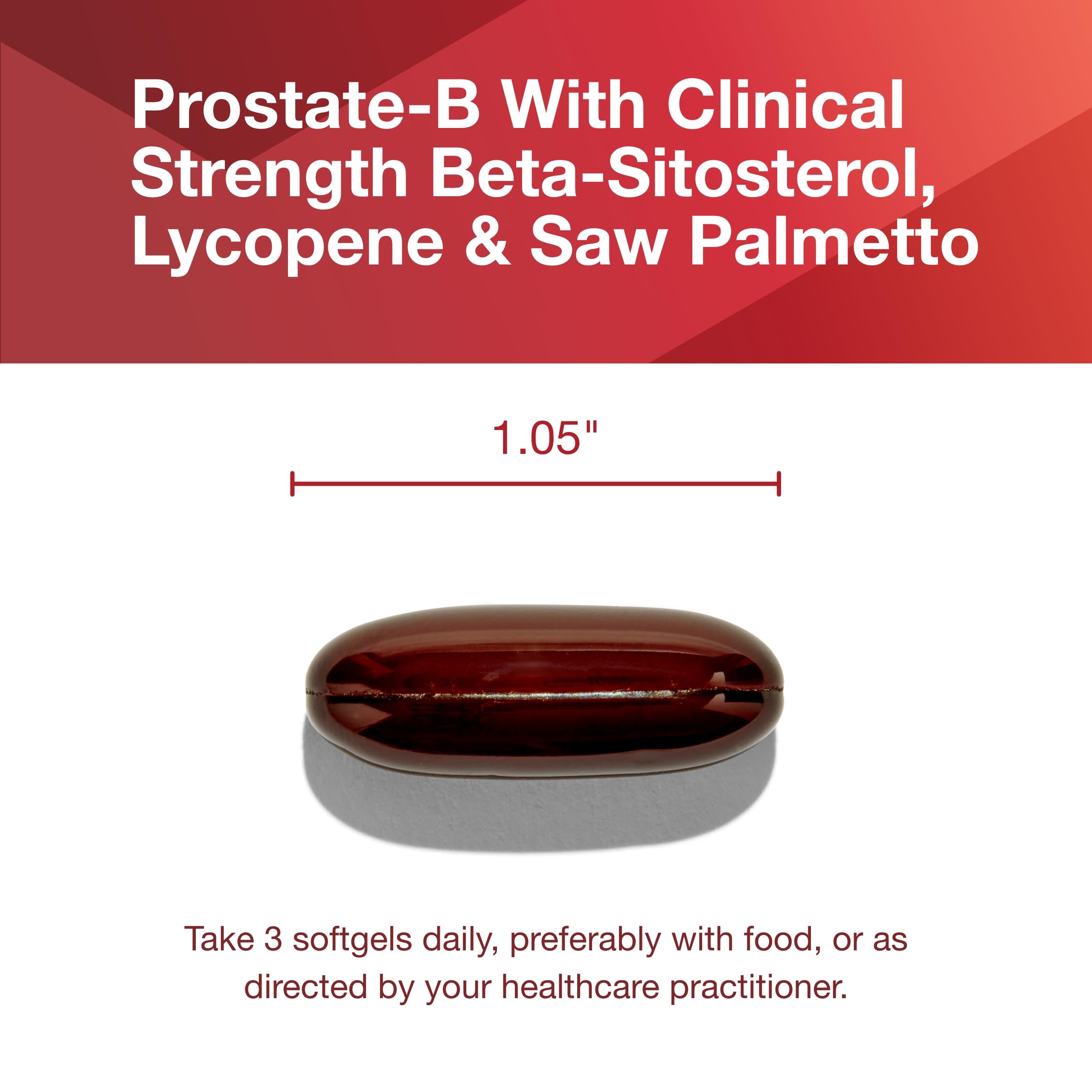Gelules Prostate-B en gros plan: capsules faciles à avaler.