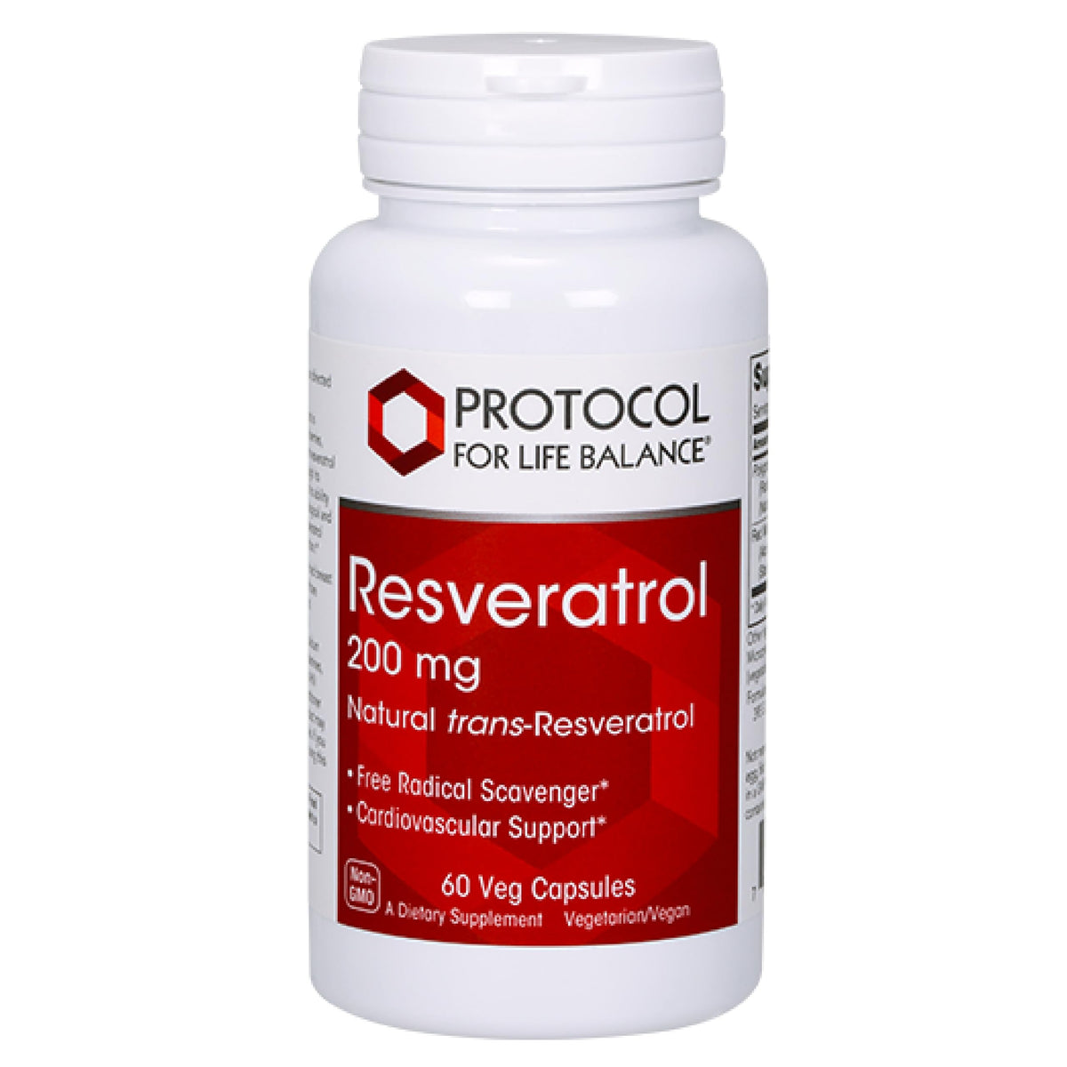 Bouteille PROTOCOL FOR LIFE BALANCE Résveratrol pour un équilibre quotidien