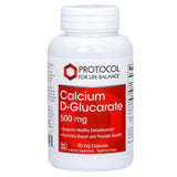 PROTOCOL FOR LIFE BALANCE Calcium D-Glucarate capsules sur flacon, soutien détox potentiel