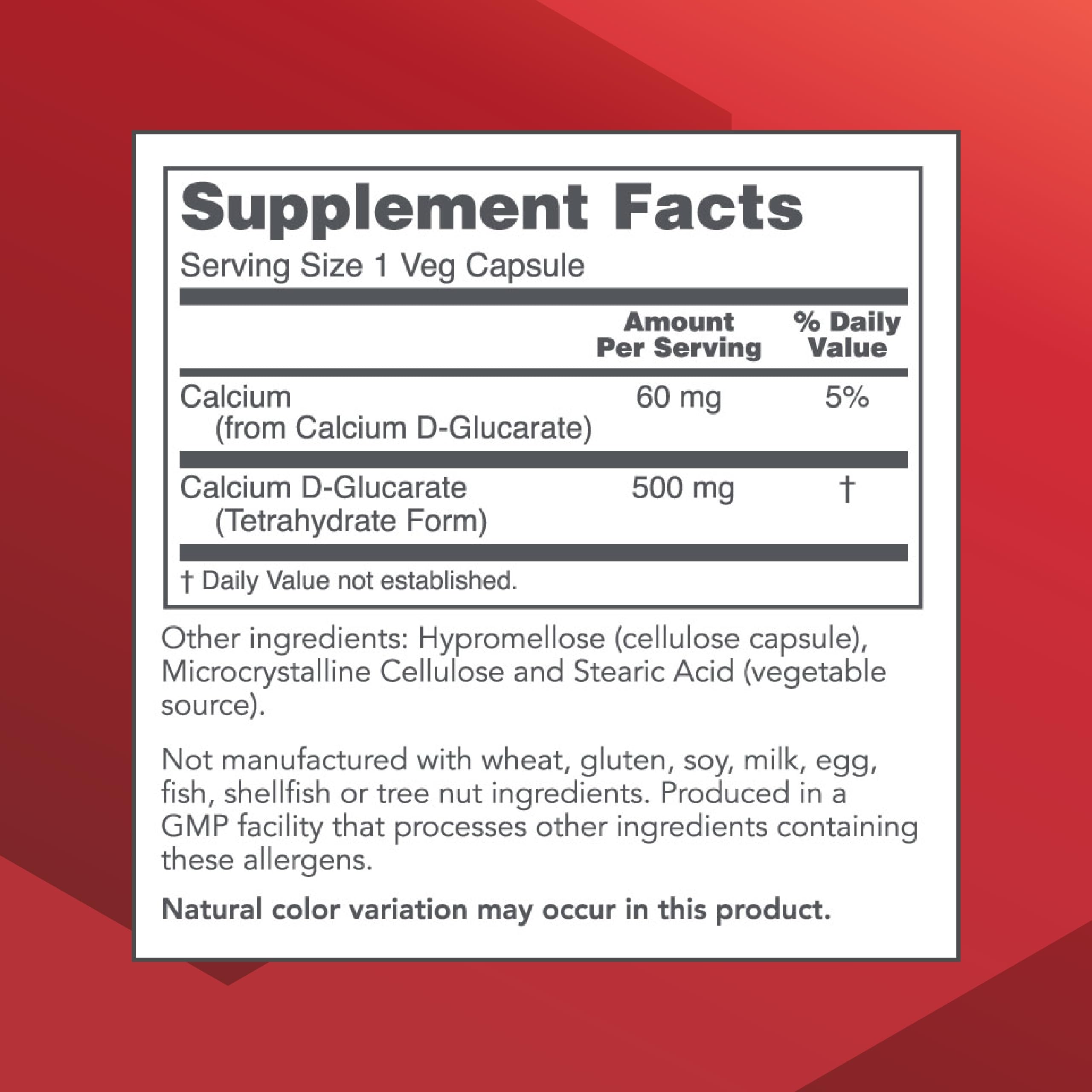 Capsules PROTOCOL FOR LIFE BALANCE Calcium D-Glucarate, soutien foie et prostate en routine