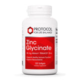 PROTOCOL Zinc Glycinate – bouteille, prise quotidienne pratique.