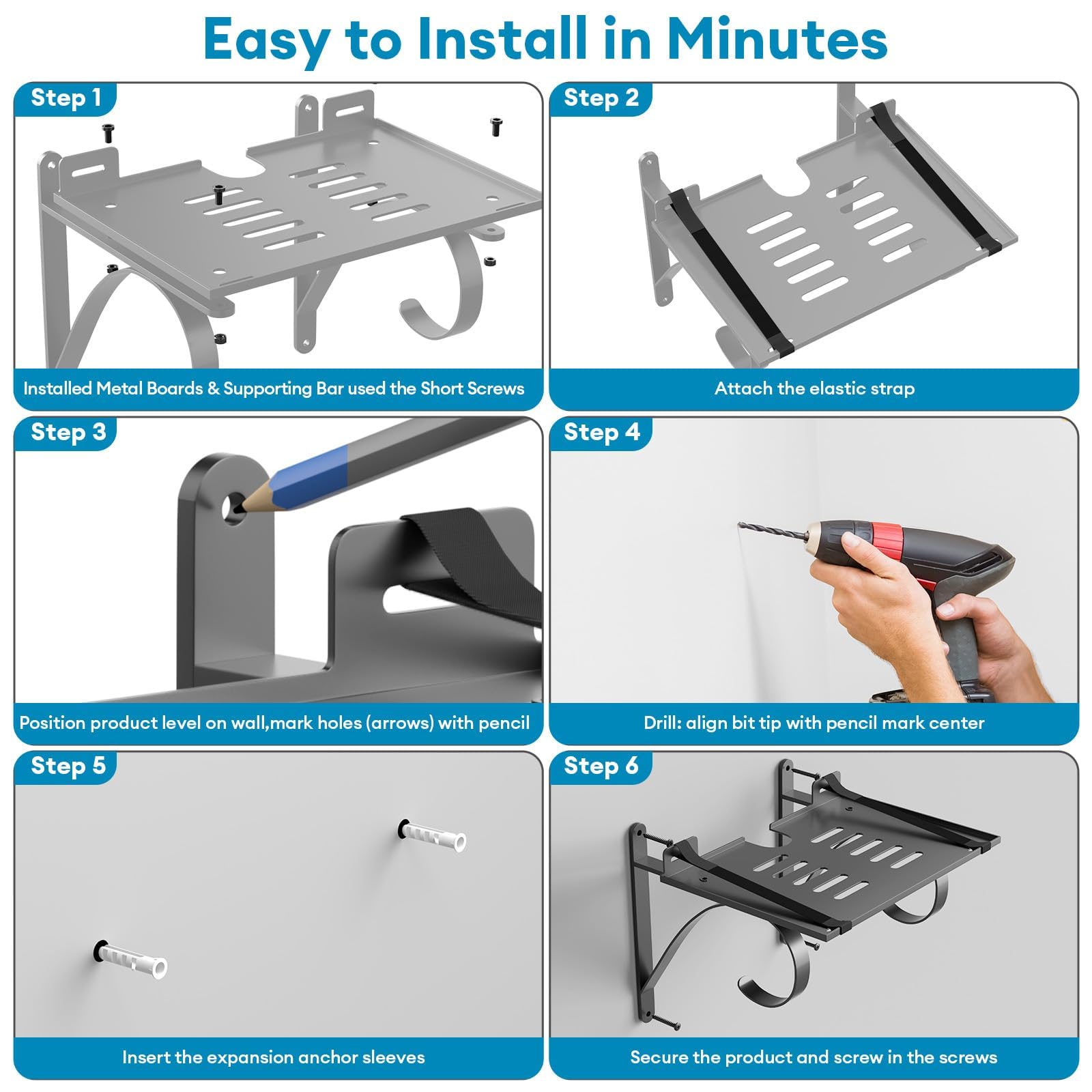 ProtoRack: installation sans outils, montage rapide et sans effort.
