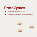 ProtoZymes – lactase, protéase et lipase, composants digestifs clés.