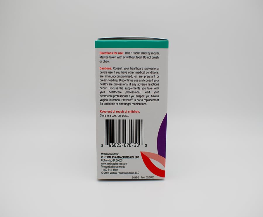 Provella profil de 6 souches probiotiques, favorise la flore intestinale.
