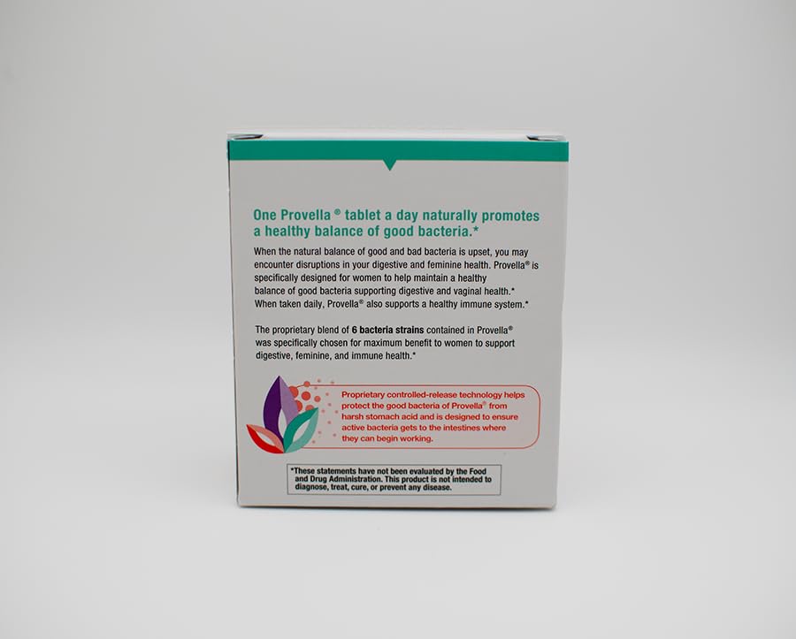 Provella, tablette probiotiques quotidiens, contient 2 milliards CFU pour digestion et immunité.
