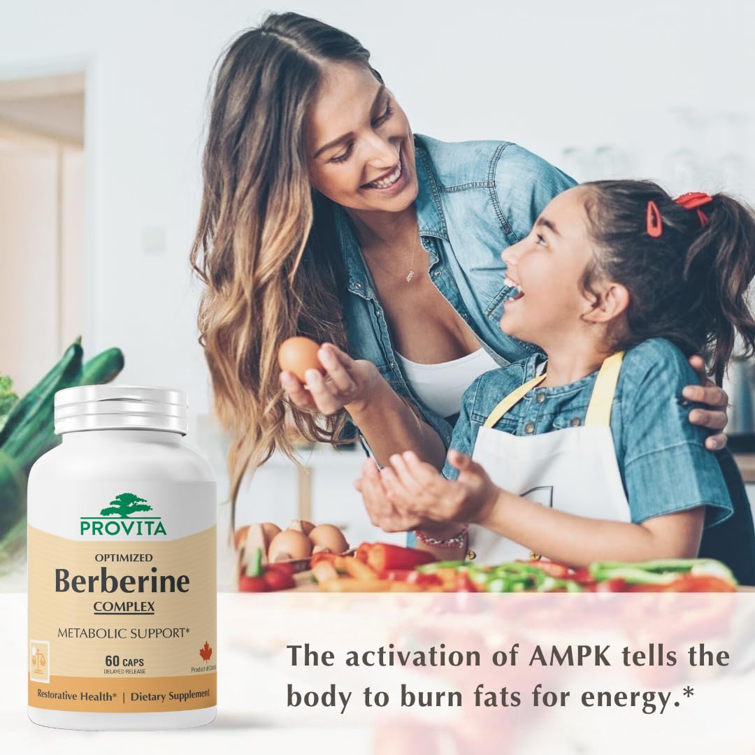 PROVITA Berberine TPGS—absorption élevée pour soutenir l'énergie tout au long de la journée