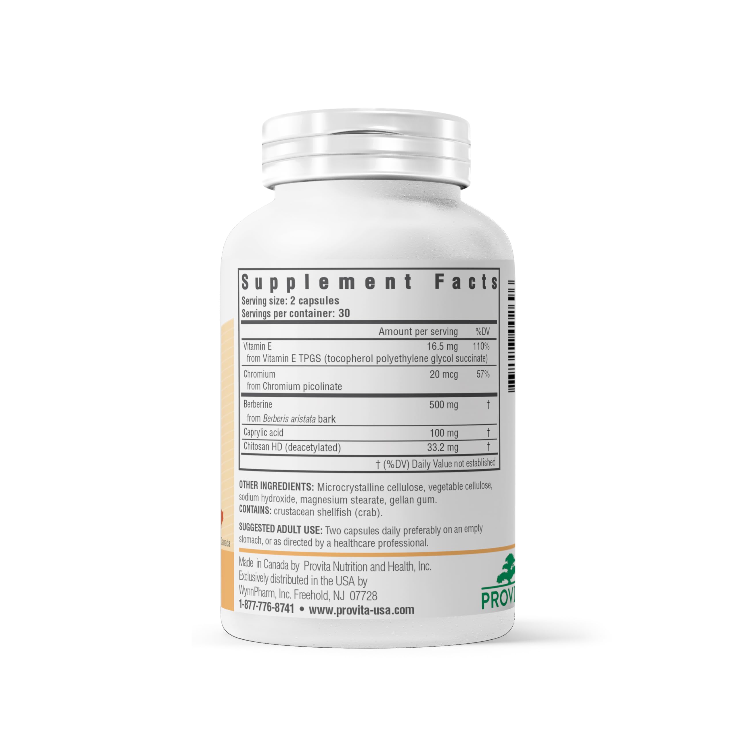 PROVITA Berberine TPGS—utilisation quotidienne pratique et discrète