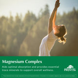 Provita Magnesium Complex — étiquette et emballage, transparence et qualité pour votre quotidien.