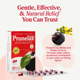 Boîte Prunelax Ciruelax 60 comprimés: format pratique pour un traitement nocturne.