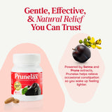 Bouteille Prunelax Ciruelax de 60 tablettes, format pratique et fiable.
