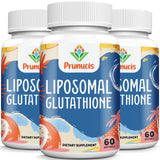 Prunucis glutathione liposomal — bouteille, soutien potentiel à l'énergie et au bien-être.