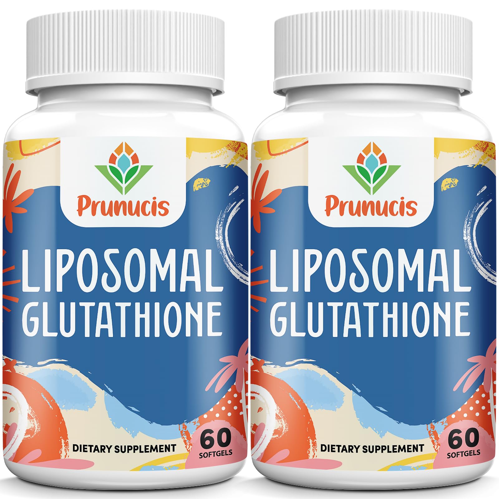 Prunucis Liposomal Glutathione en bouteille, antioxydants quotidiens.