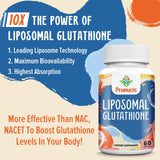 Prunucis glutathione liposomal — vitamine C et chardon-Marie, association antioxydante.