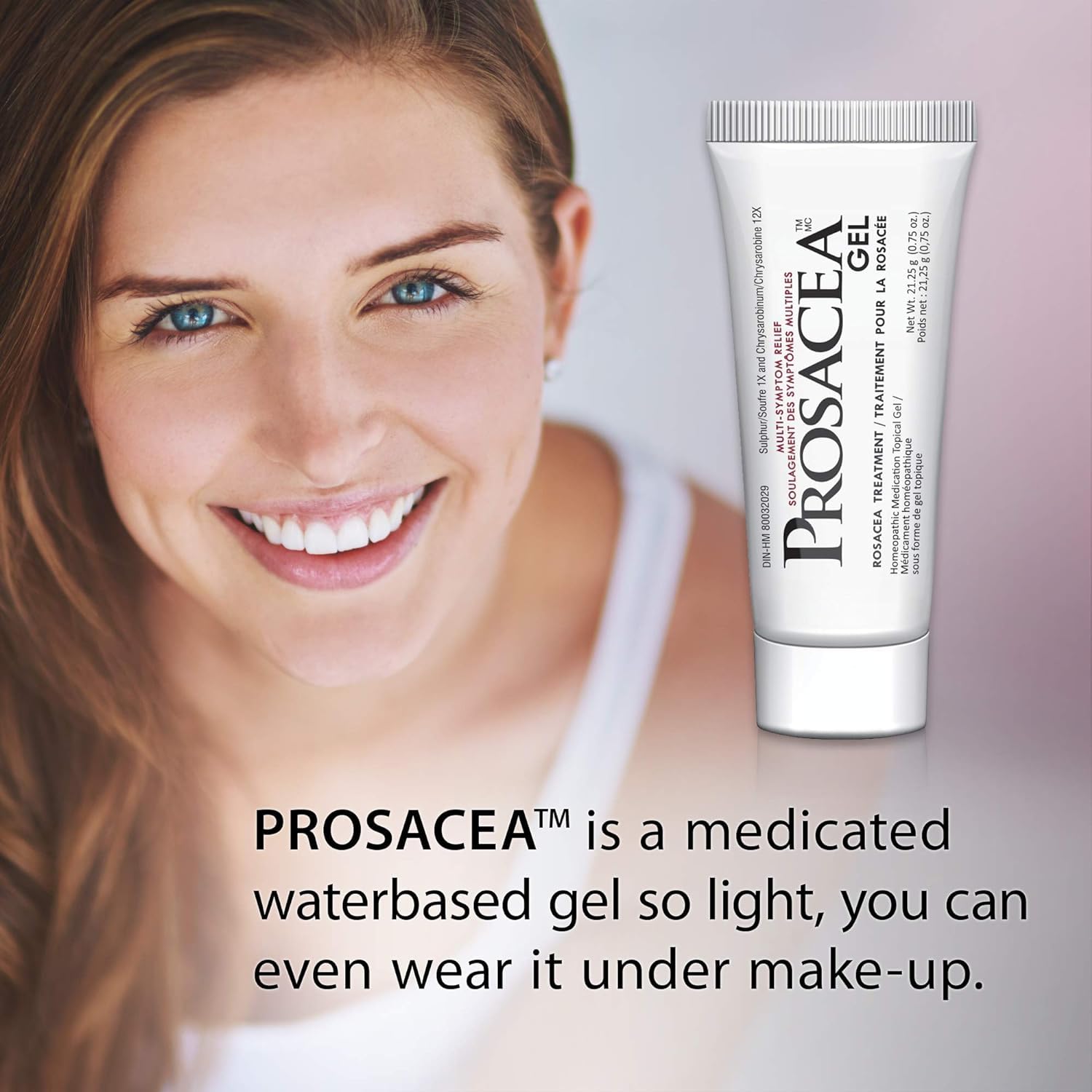 Psoriasin Prosacea Gel usage quotidien simplifié.