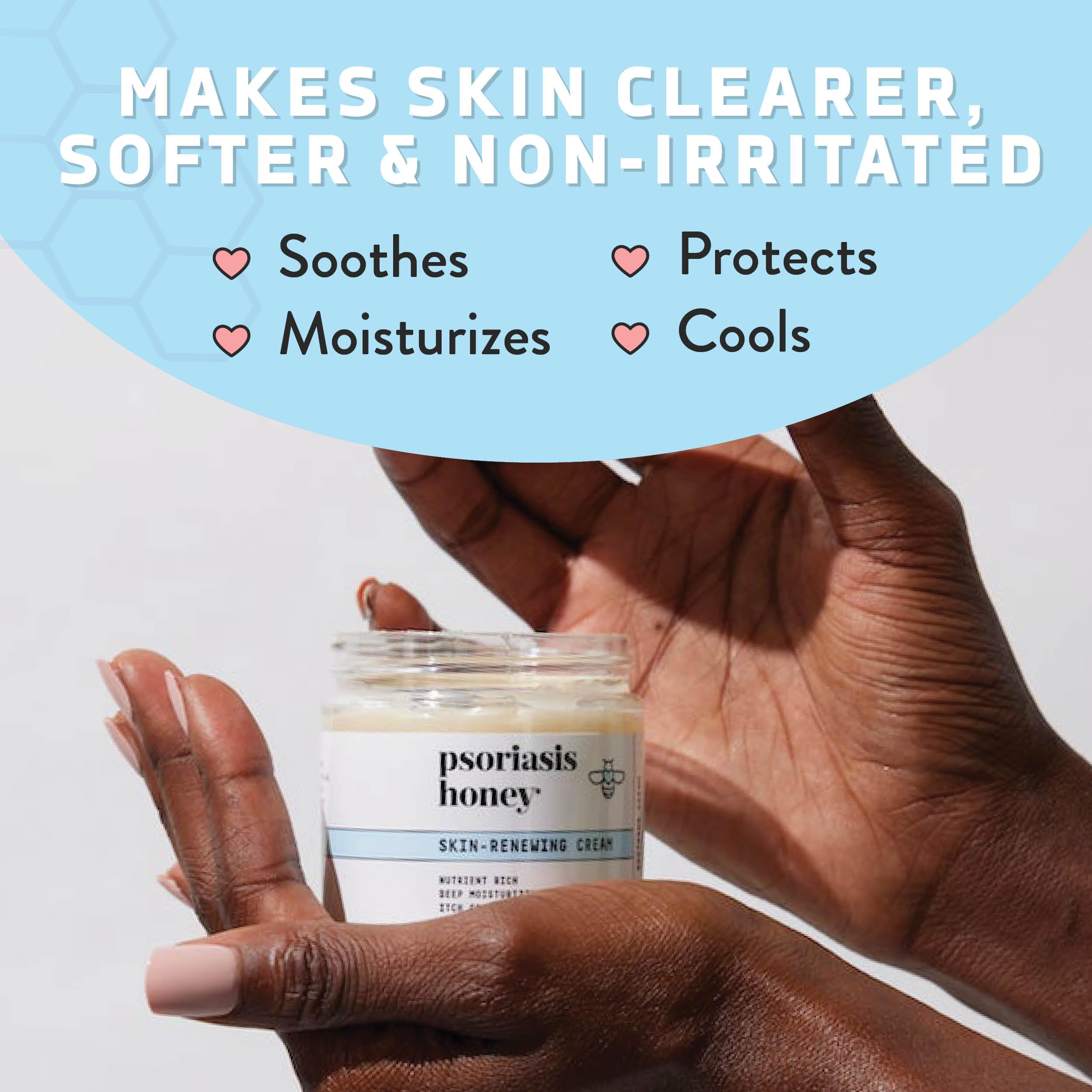 PSORIASIS HONEY: soin riche en huile de raisin et miel apaise les irritations.