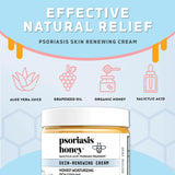 PSORIASIS HONEY: hydratation quotidienne grâce à miel et huile de raisin.