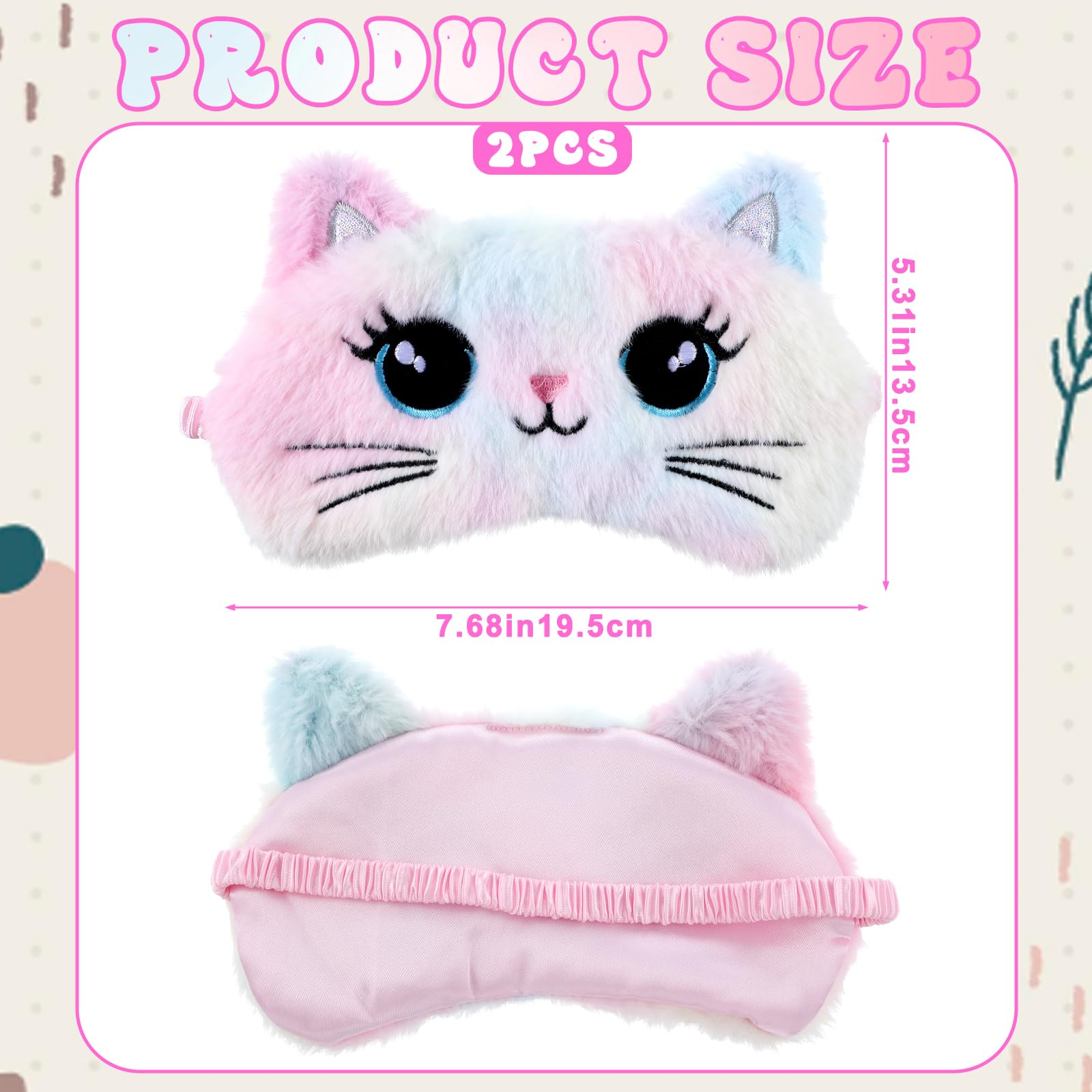 Masque Psyqtsuary enfant koala: motif mignon pour la sieste.