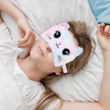Masque Psyqtsuary peluche douce et résistante pour dormir.