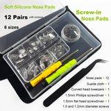 Coussinet nasal silicone doux PTSLKHN, confort quotidien et sans marques.
