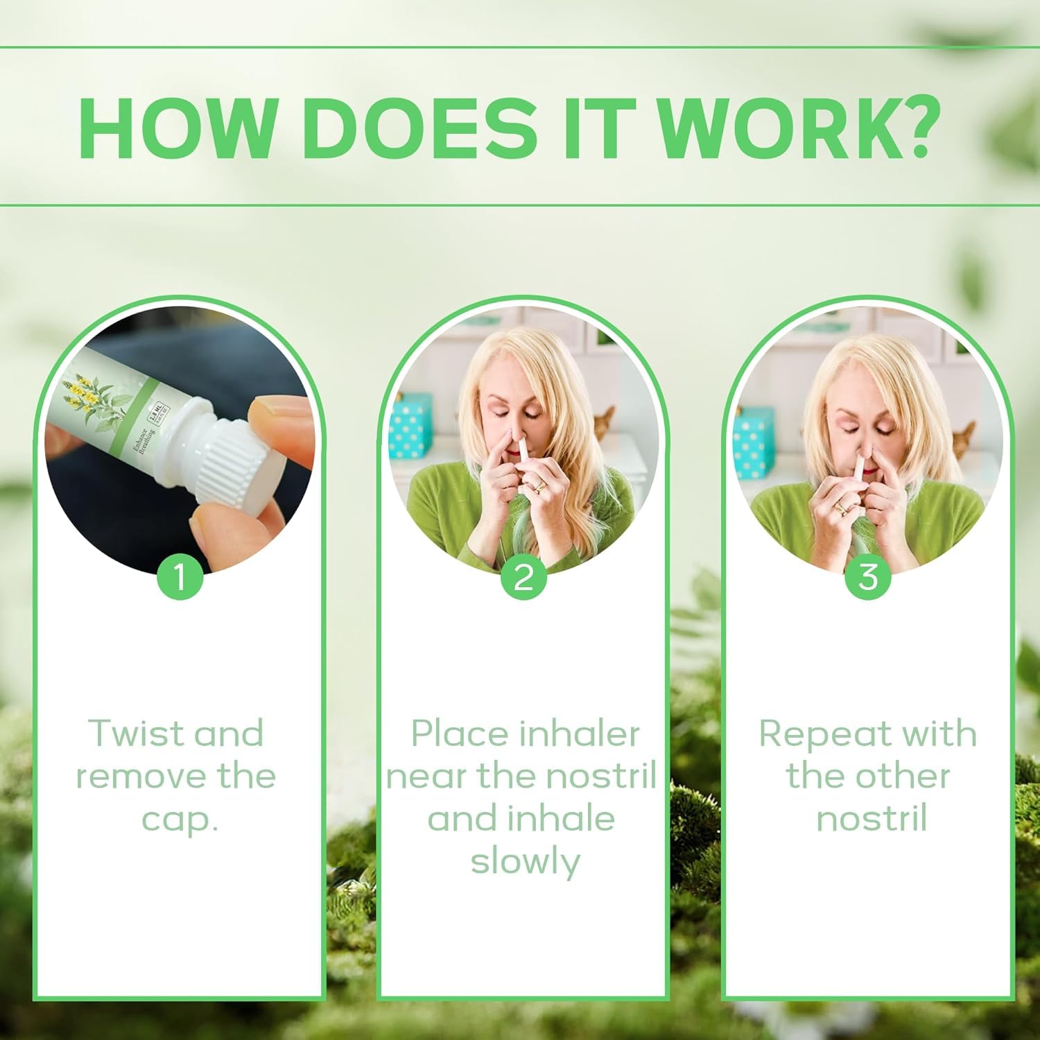 PUFFIAIR bâtonnets nasal thym pour soutenir le confort respiratoire.
