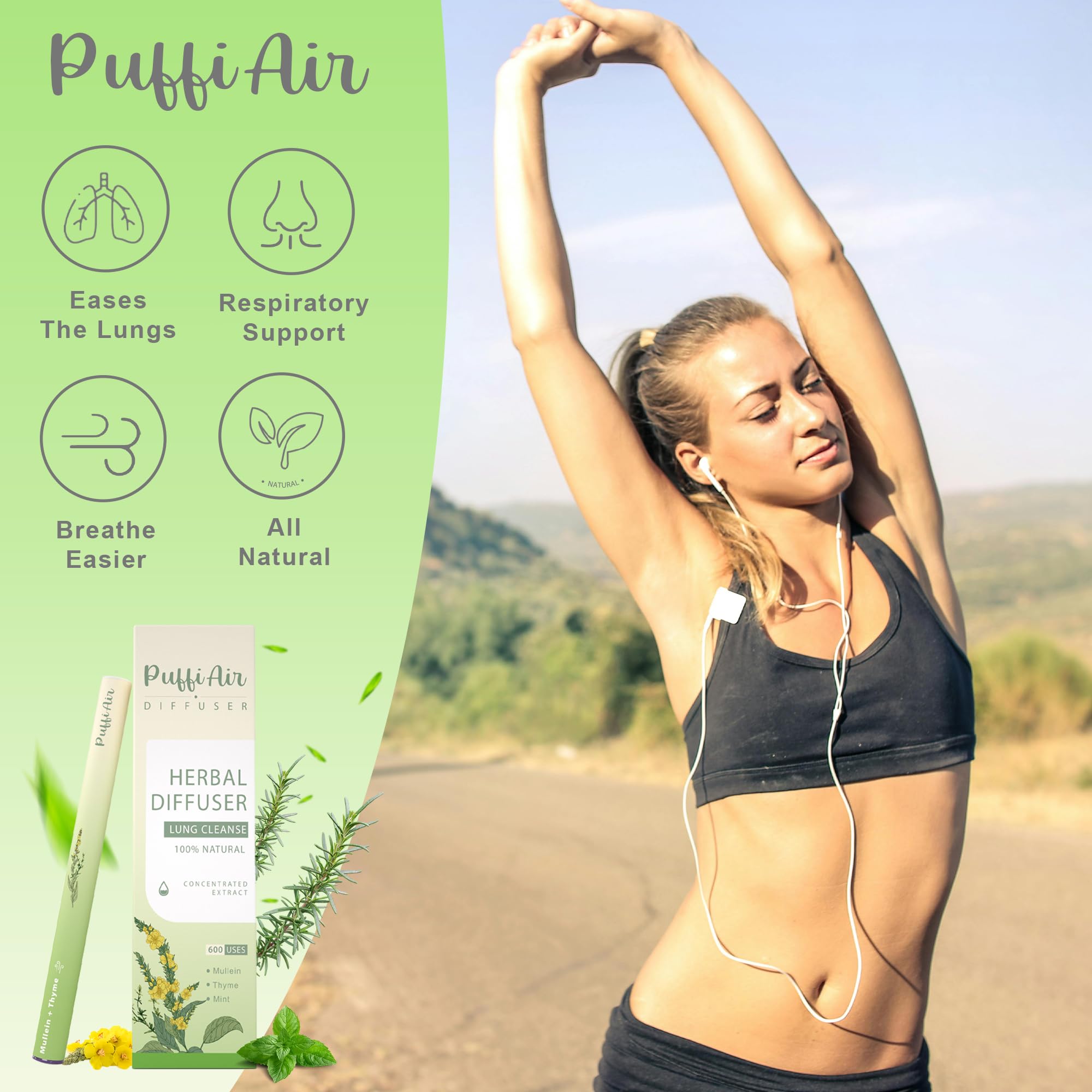 PUFFIAIR stylo-diffuseur jour: diffusion rapide et discrète.