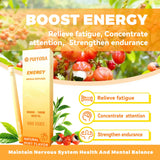 Puffora ingrédients guarana thé vert taurine : mélange naturel stimulant.