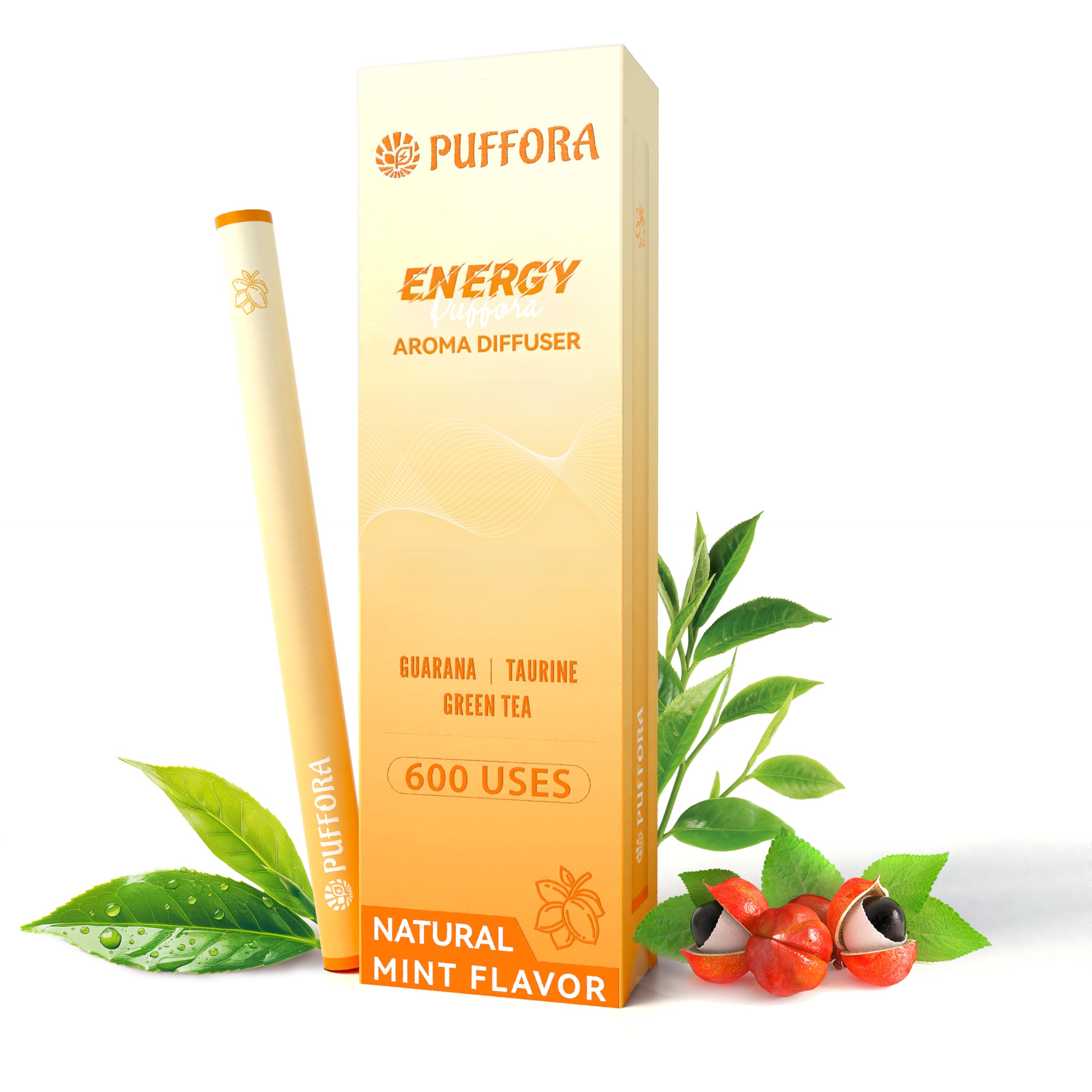 Puffora stylo-diffuseur énergie compact : boost discret pour la journée.