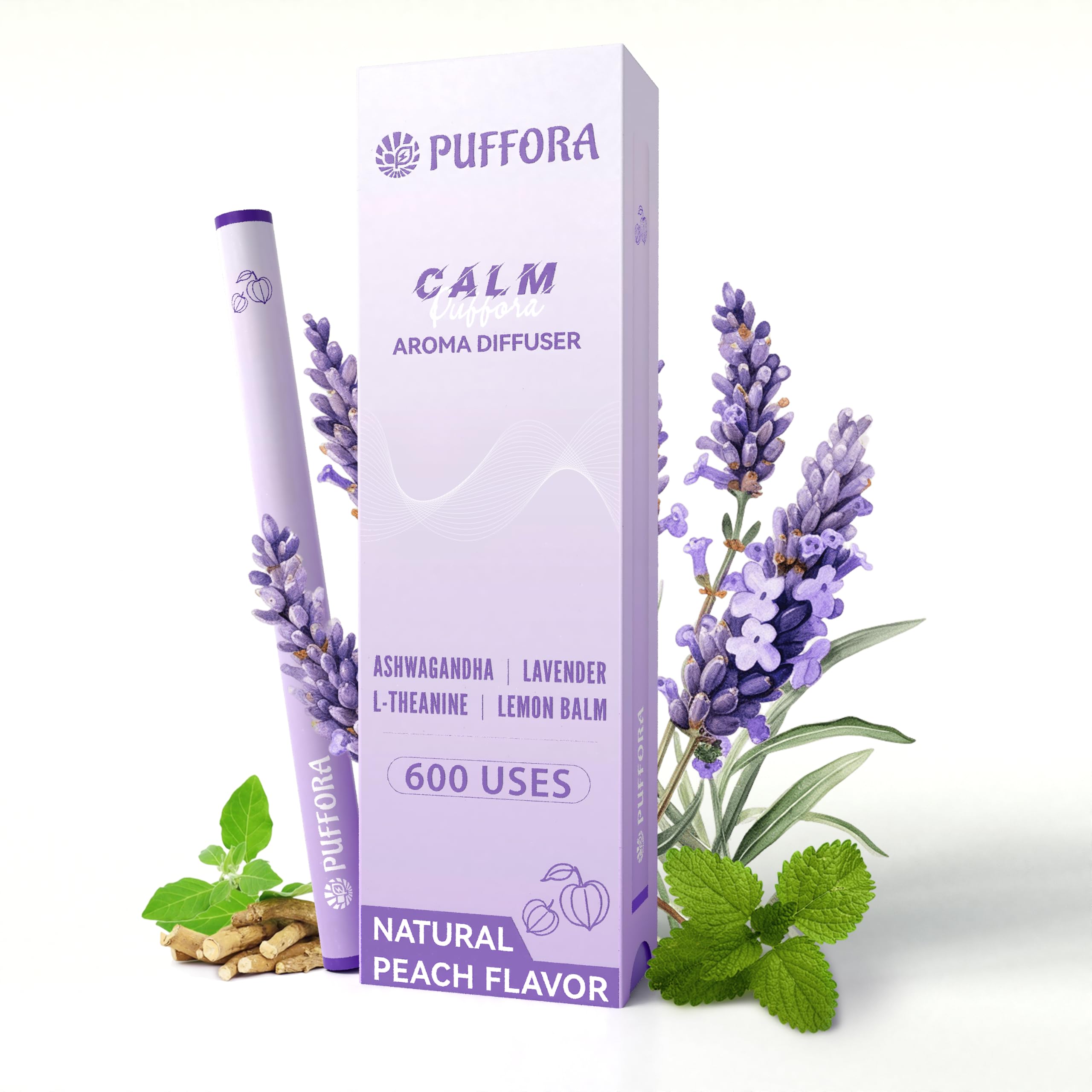 Puffora Stylo Diffuseur Plantes – emballage soigné, cadeau idéal pour un moment de calme.