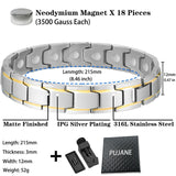 PUJANE bracelet magnétique pour femme en or, élégance contemporaine et énergie possible.
