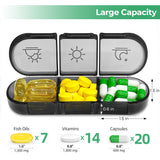 PULIV boite pilules portable sept jours pratique en voyage.