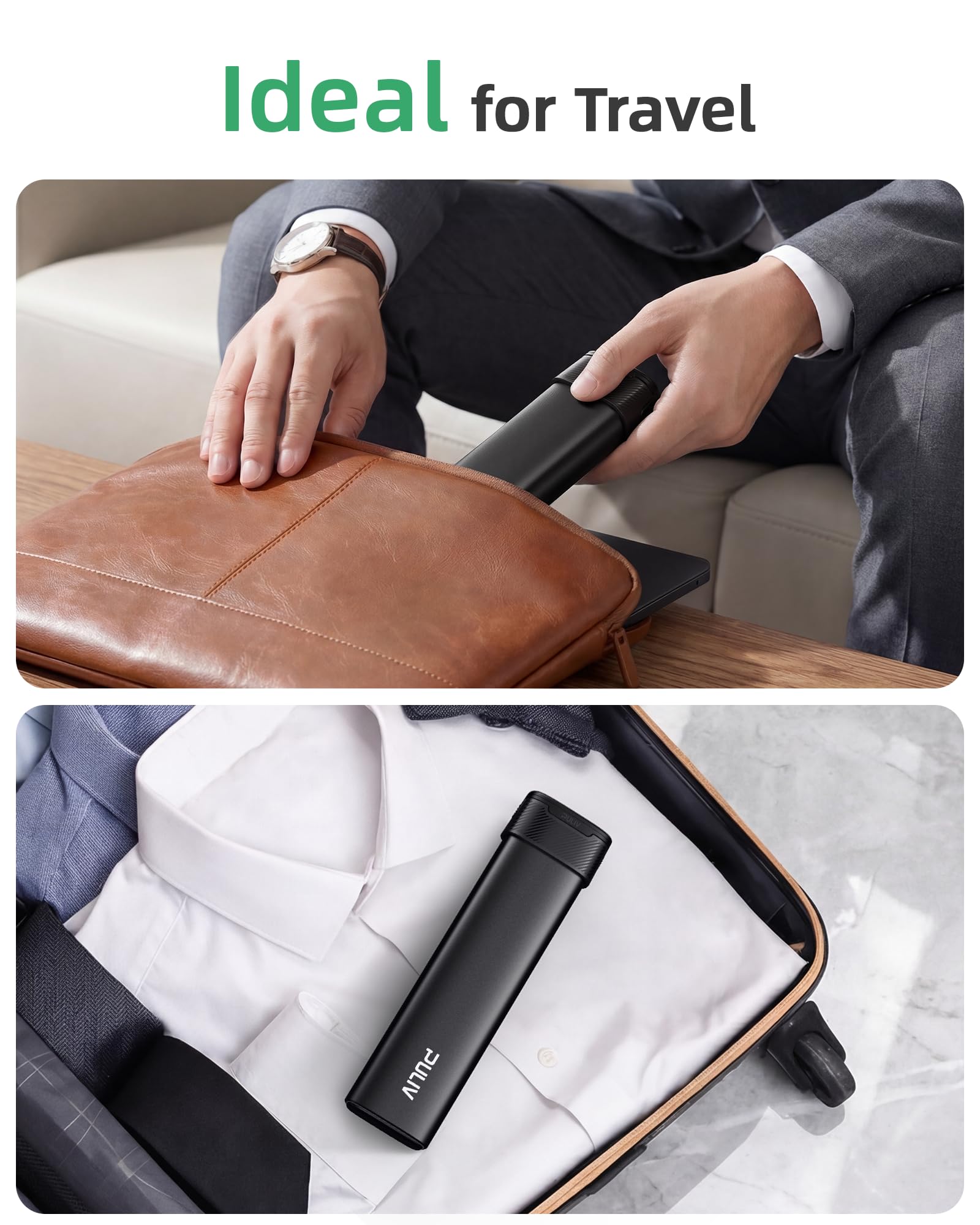 Format compact du PULIV, idéal pour sac ou bagage.