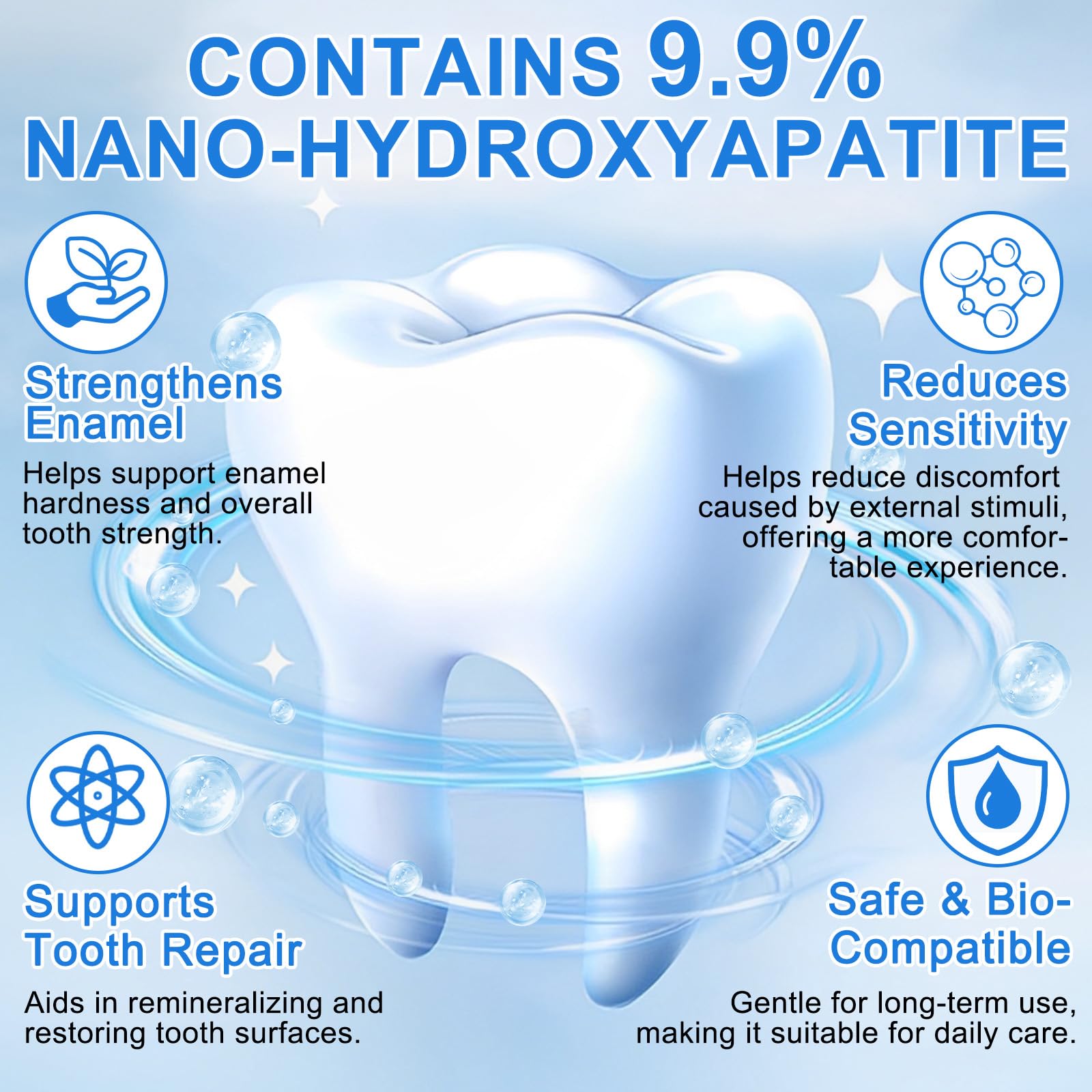 PULLING OIL Dentifrice hydroxyapatite brossage quotidien – douceur et efficacité