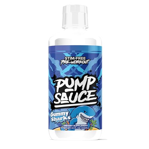 Pump Sauce – bouteille pré-entraînement 32oz sans caféine prête pour l'effort