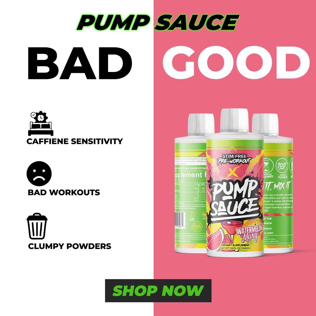 Pump Sauce gommes requins – saveur agréable et pratique avant l'entraînement