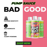 Pump Sauce gommes requins – saveur agréable et pratique avant l'entraînement