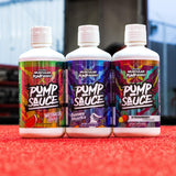 Pump Sauce emballage et contenu adaptés à vegan et sans gluten