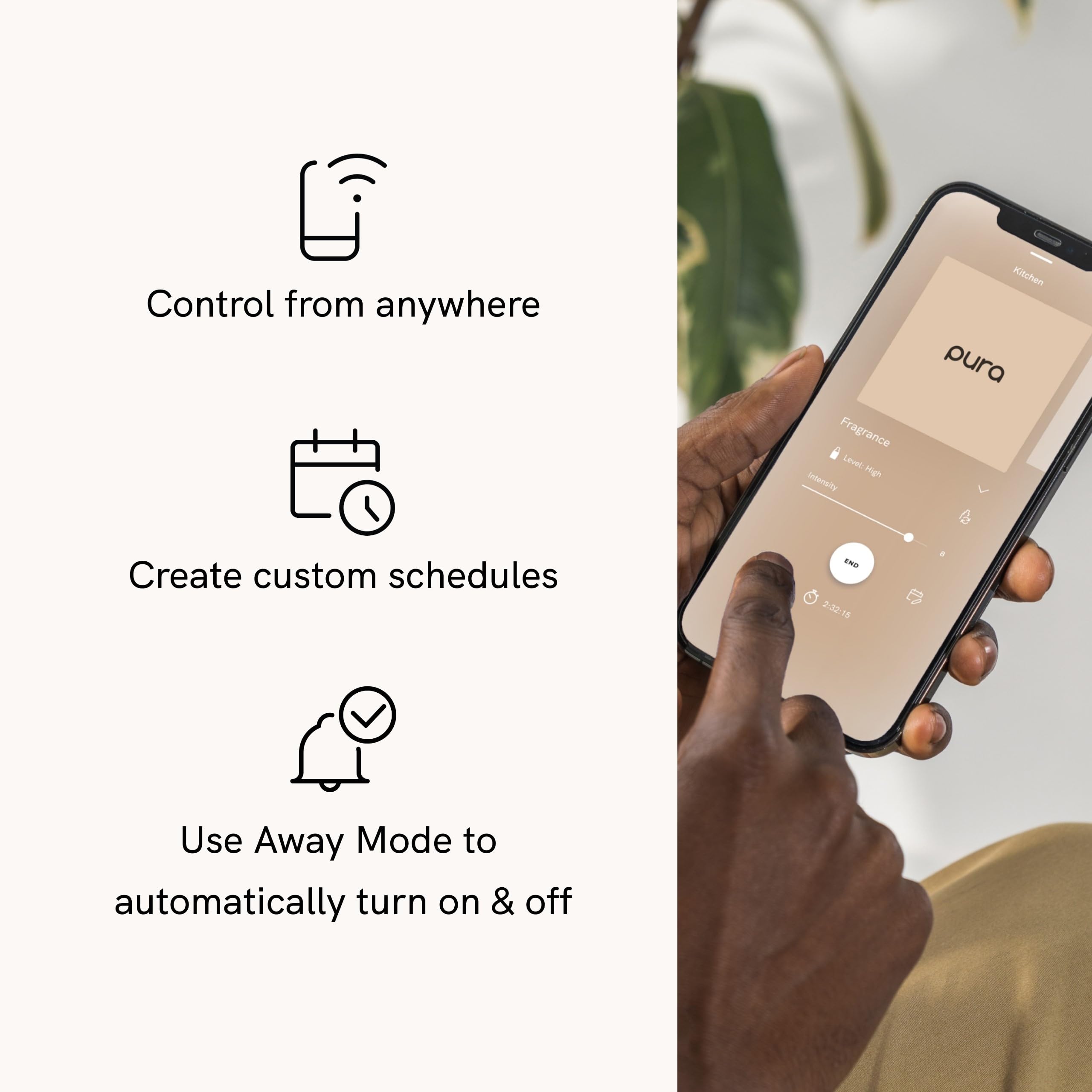 Compatibilité avec Alexa et Google Home pour commande vocale.