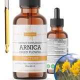 Pura Herba Arnica: flacon d'extrait liquide prêt à l'emploi pour le confort musculaire.