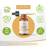 Arnica Pura Herba: extrait sans alcool pour une routine bien-être naturelle.